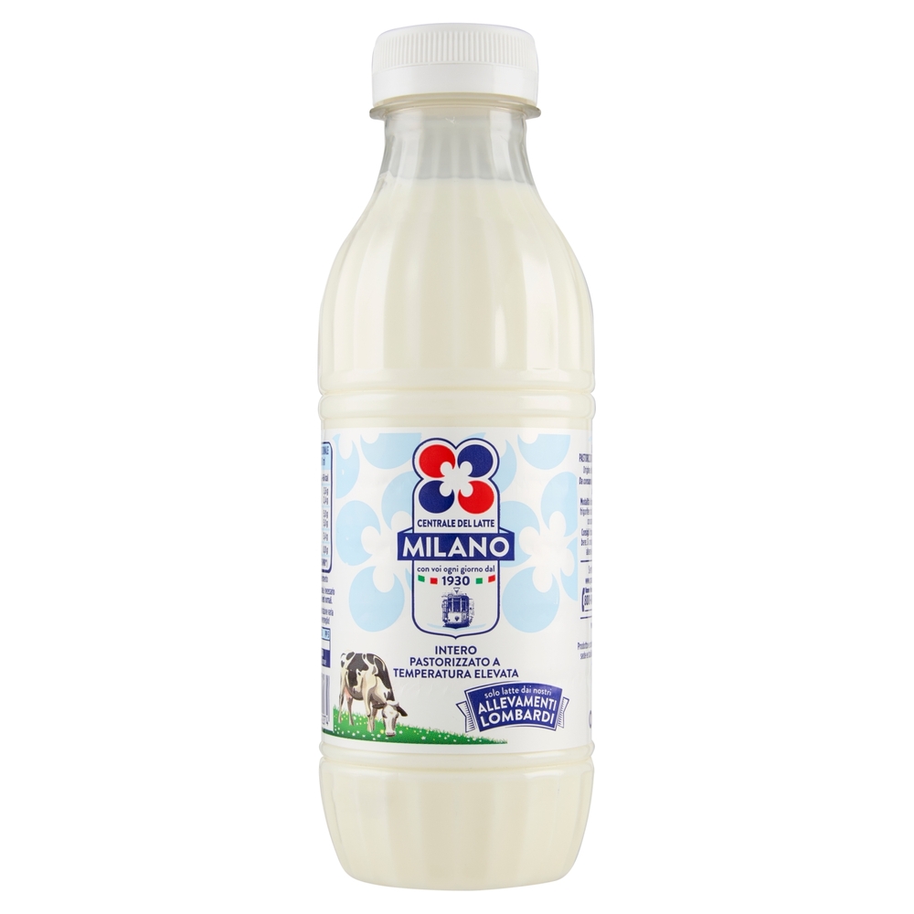 Centrale del Latte Milano Intero Pastorizzato a Temperatura Elevata 0,5 L